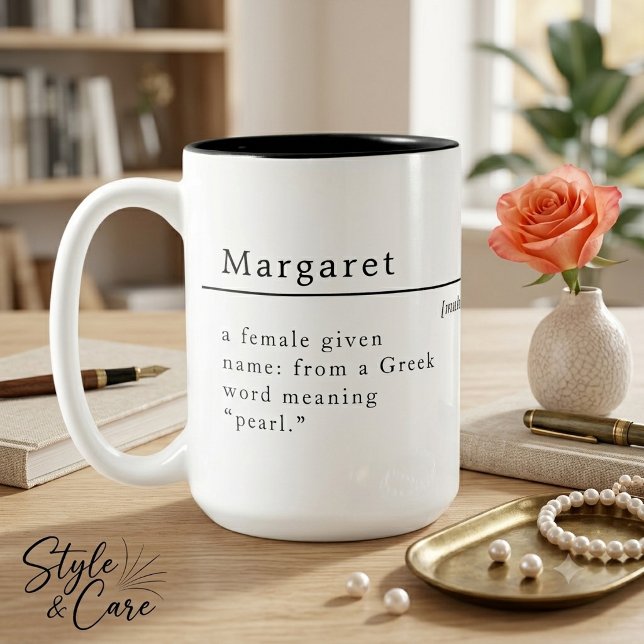 Caneca Personalizada Estilo de Definição Combo (Personalized Definition Style Custom Combo Mug)