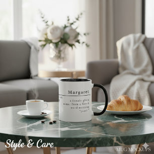 Caneca Personalizada Estilo de Definição Combo