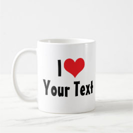 Caneca Personalizada Eu Amo (2 Lados)