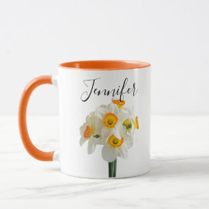 Caneca personalizada flor do mês de nascimento-Dez