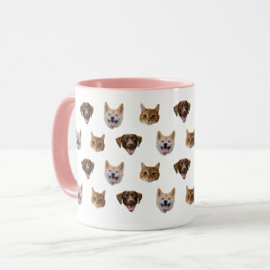 Caneca Personalizada, Gato De Cão, Presente Mãe