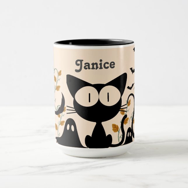 Caneca Personalizada - Gatos Pretos Cudos E Loucos (Centro)