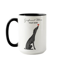 Caneca Personalizada Greyhound Mãe, Personalizada,