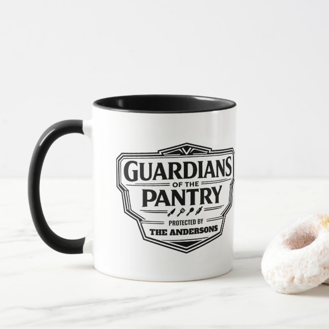Caneca Personalizada Guardiões da Despensa (Com Donut)
