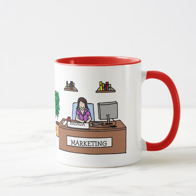 Caneca personalizada guru dos desenhos animados do (Direita)