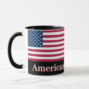 Caneca Personalizada Herói Americano Bandeira Patr