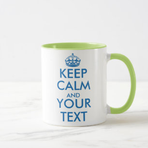 Caneca Personalizada Keep Calm e seu texto