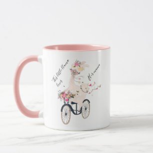 Caneca Personalizada Little Llama Loves Mama, Cane