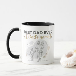 Caneca Personalizada Melhor Pai de Todos os Tempos