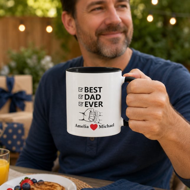 Caneca Personalizada Melhor Pai do Mundo (Criador carregado)