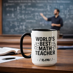 Caneca Personalizada Melhor Professor de Matemátic