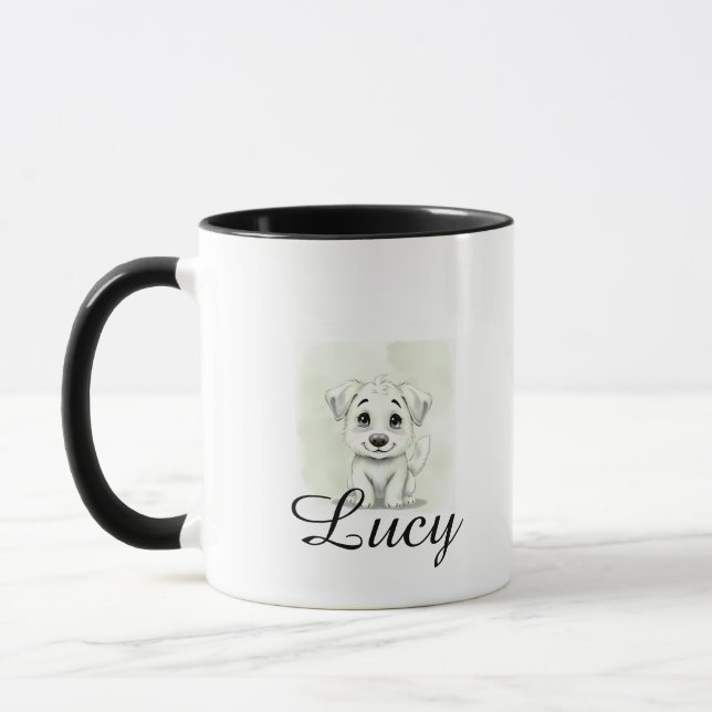 Caneca Personalizada Moderna para Pet com Tipograf (Esquerda)