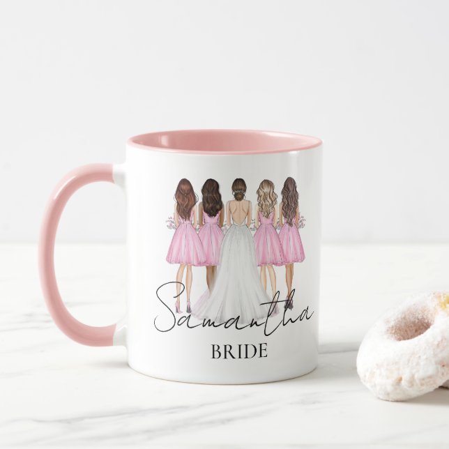 Caneca Personalizada Noiva Nome Presente (Com Donut)