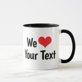 Caneca Personalizada Nós Amamos