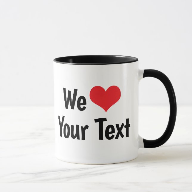 Caneca Personalizada Nós Amamos (Direita)