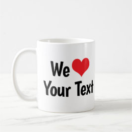 Caneca Personalizada Nós Amamos