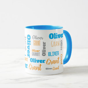 Caneca Personalizada Nuvem de Palavras Assinatura 