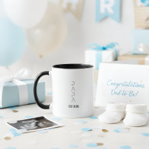 Caneca Personalizada PAPA Est.2026 | Pai a ser