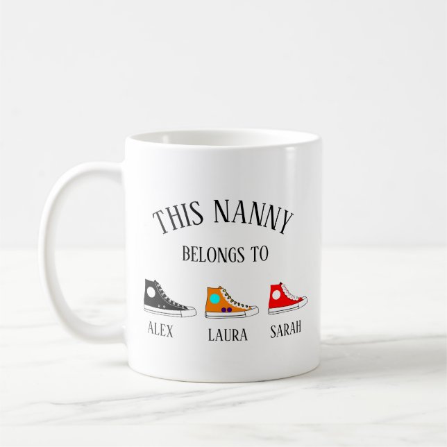 Caneca Personalizada para Babá, Caneca de Café de  (Esquerda)