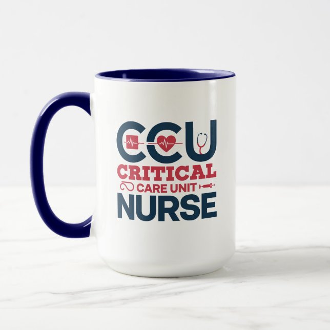 Caneca Personalizada para Enfermeira de UTI (Esquerda)