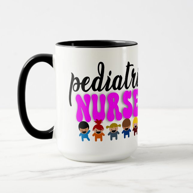 Caneca Personalizada para Enfermeira Pediátrica (Esquerda)