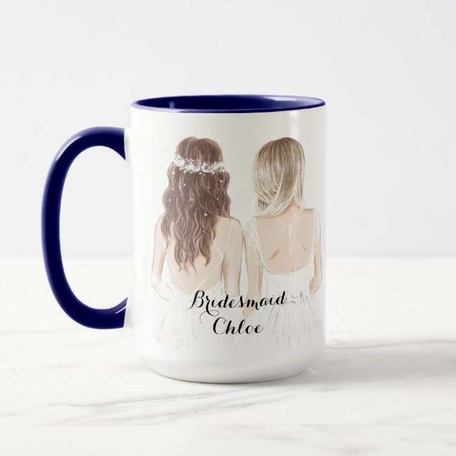 caneca personalizada para madrinha (Esquerda)