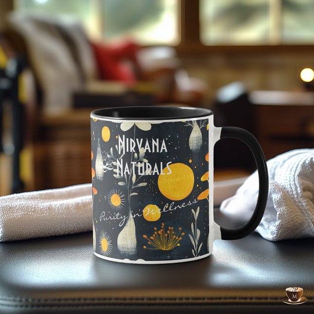 Caneca Personalizada para Negócios de Spa e Bem-Es (Criador carregado)