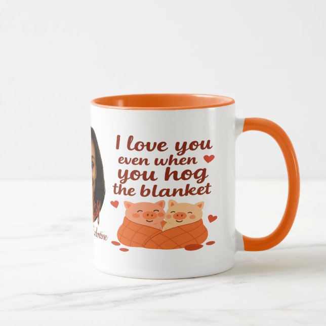 Caneca personalizada 'Para sempre meu namorado(a)' (Direita)