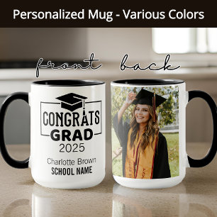 Caneca Personalizada Parabéns Graduado para Ela ou