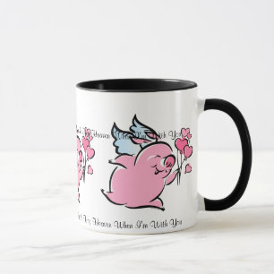 Caneca personalizada porco dos namorados