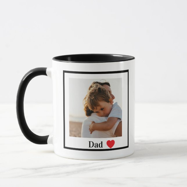 Caneca Personalizada Simples Foto Pai (Esquerda)