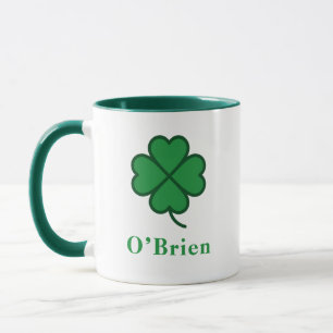 Caneca Personalizada Sorte Irlandesa Verde Trevo