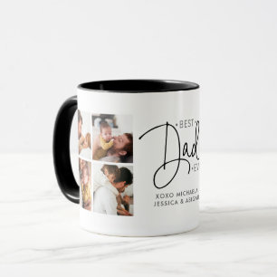 Caneca Personalizado 8-fotos 'Melhor Pai do Mundo'