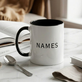 Caneca Personalizado Com Sobrenome ou Apelido Neles
