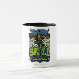Caneca Personalizado Divertido de Baixa Habilidade e Alta