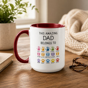 Caneca Personalizado Este Pai Incrível Pertence A   Perso