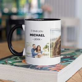 Caneca Personalizado | Eu amo você | Foto