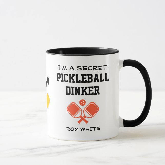 Caneca Personalizado EU SOU UM DINKER DE PICKLEBALL SECRE (Direita)