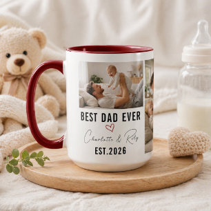 Caneca Personalizado MELHOR PAI Foto Dia dos Pais Persona