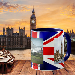 Caneca Personalizado Patriot UK Flag Mug