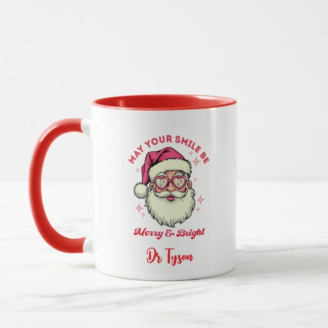 Caneca Personalizado Que Seu Sorriso Seja Feliz E Brilho (Esquerda)