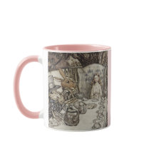 Personalizado Seu Nome Vintage Alice no País das M