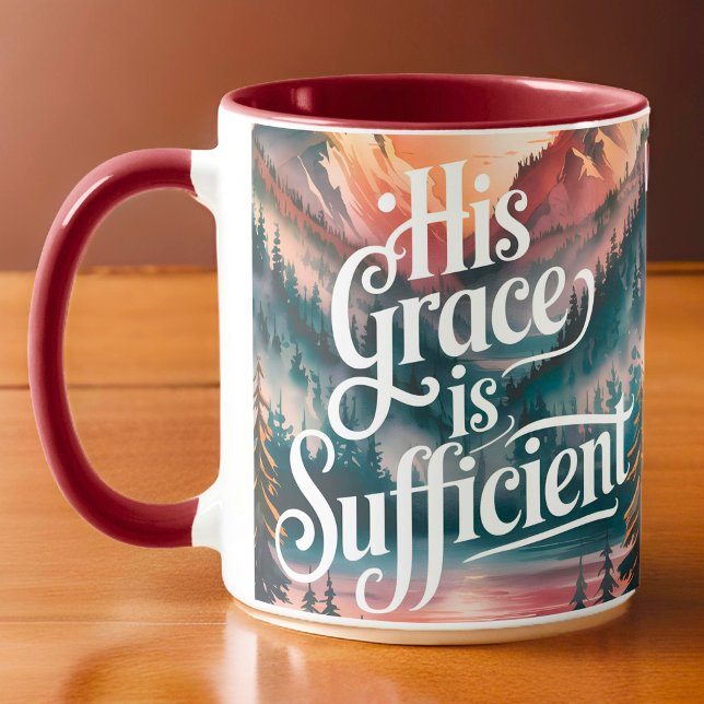 Caneca Personalizado Sua Graça é Cristão Suficiente (Criador carregado)