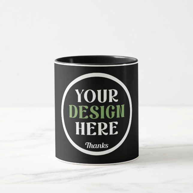 Caneca personalizado, único, elegante e minimalista (Centro)
