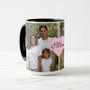 Caneca Personalizar 2 fotos Melhor Mãe