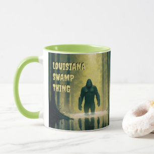 Caneca Personalizar a coisa do pântano Bigfoot Sasquatch