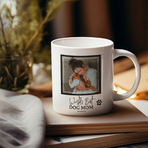 Caneca Personalizar a melhor mãe de cachorro do mundo fot