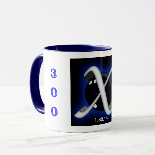 Caneca Personalizar, Boliche Xmachine Graphic, 300 Game, (Frente Esquerda)