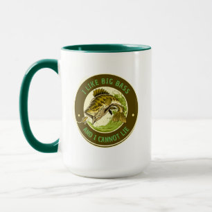 Caneca Personalizar Eu Gosto de Grandes Bass e Não Posso