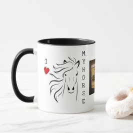 Caneca Personalizar Foto Eu Amo Meu Cavalo